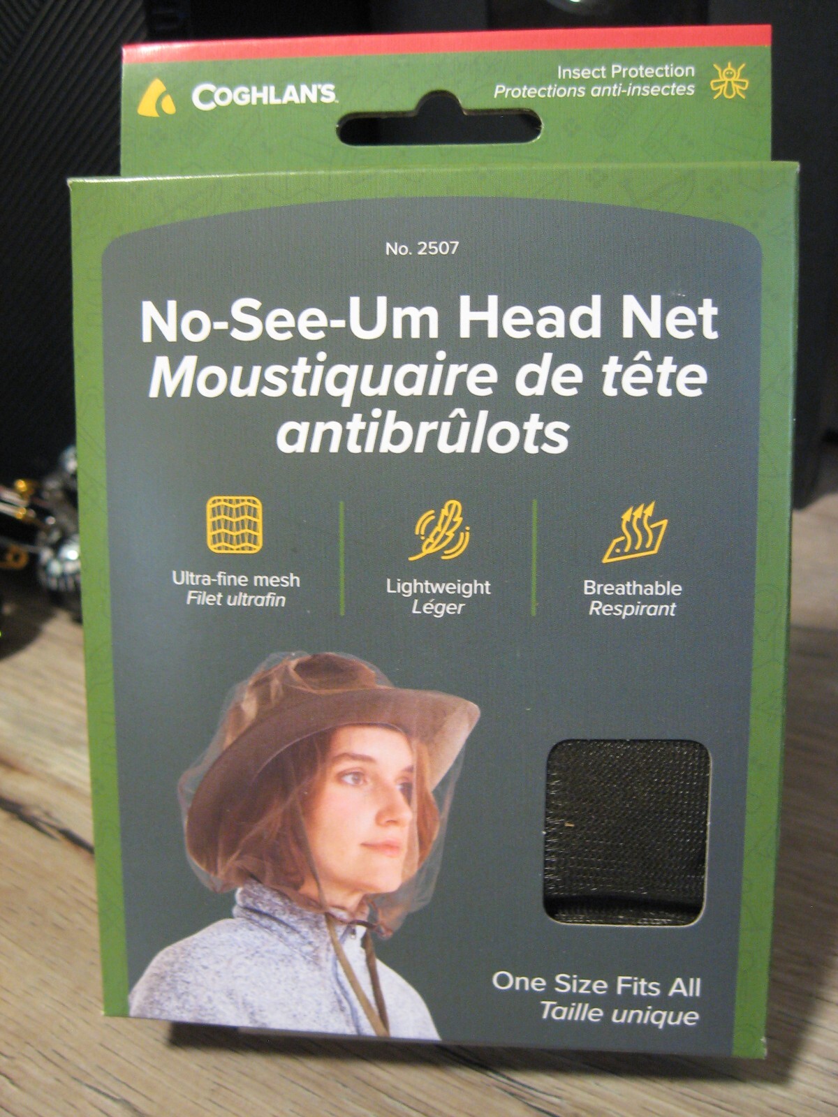 Coghlan’s No-See-Um Head Net – Ultra Fine Mesh Netting 2507 – Hat Not Included