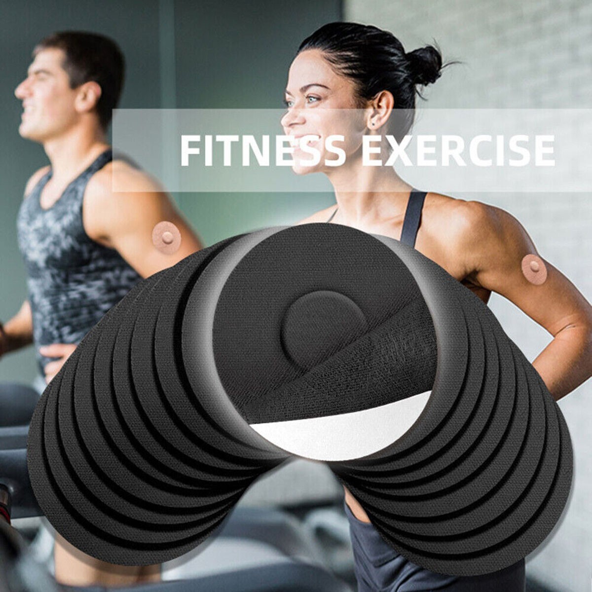 30PCS Adhesive Patches Waterproof Sensor Covers Flesh Flexib For Freestyle Libre