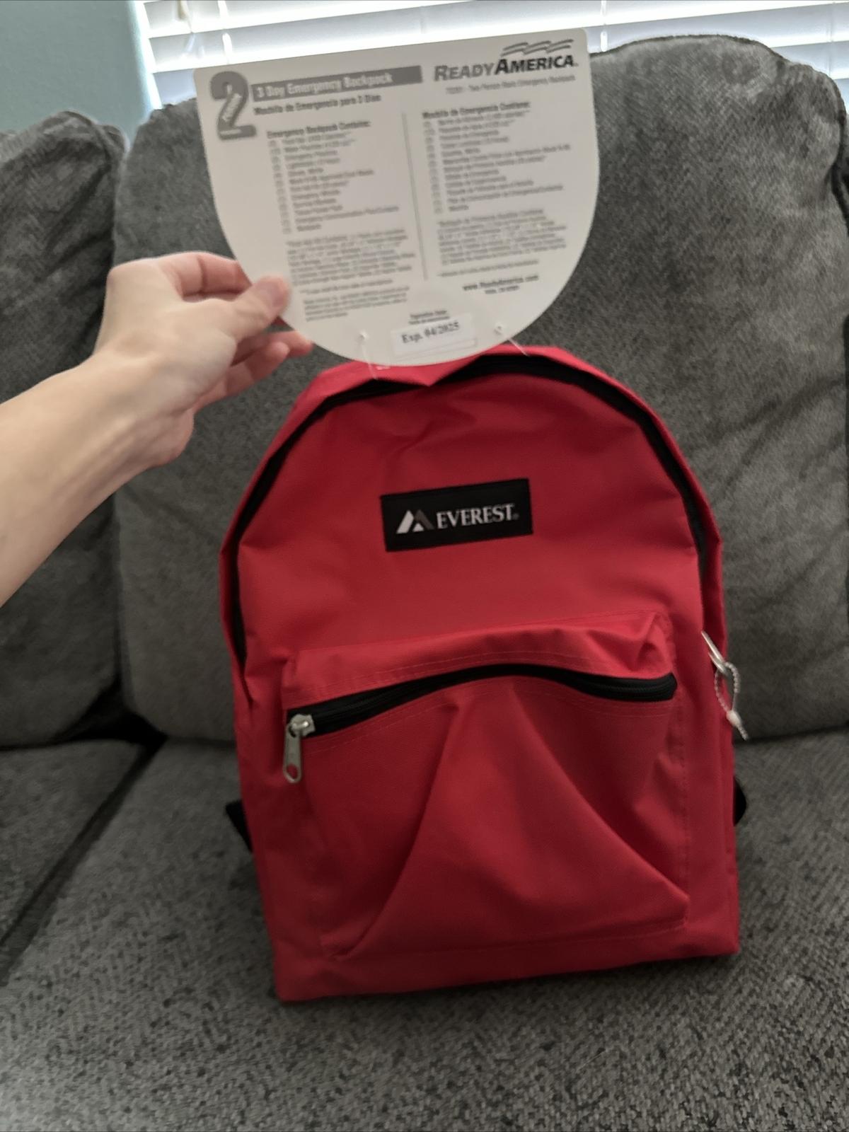 Ready America 2 Person Emergency Kit-3 Day Backpack