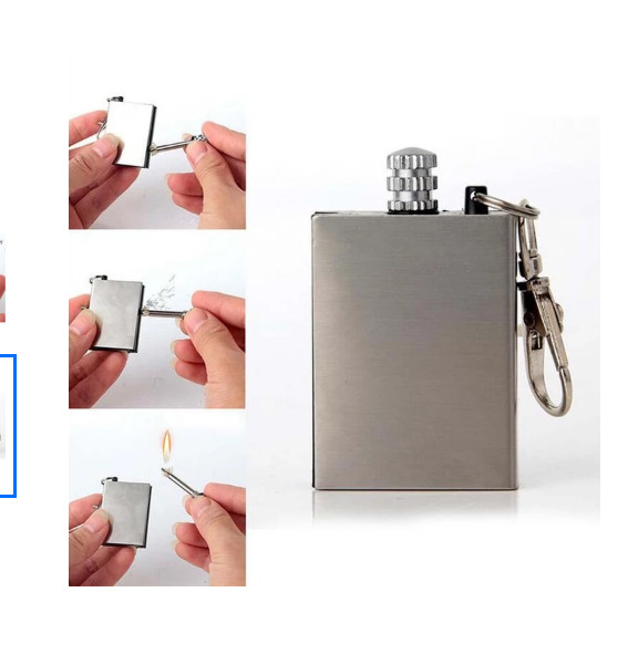5pcs Survival Emergency Camping Fire Starter Flint Metal Match Lighter Hiking US