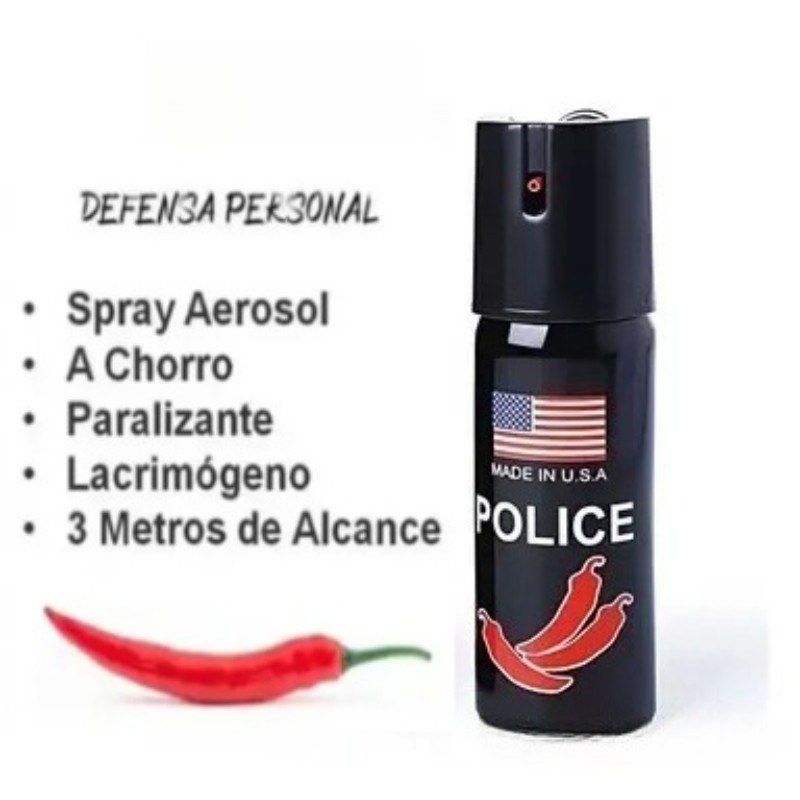 1/2/3 Bottles Pepper Spray 60ml Black Self-Defense With Safety Portable Durable