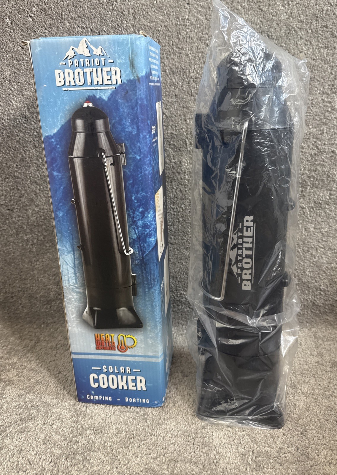 NIB SunRocket Solar Water Heater & Thermos