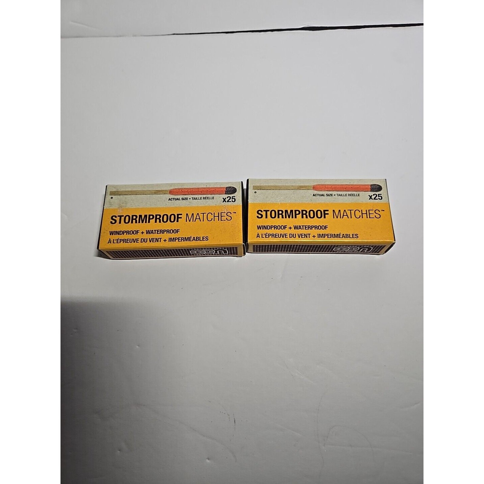 UCO Stormproof Matches 2 Pack 50 Ct. Total 15 Sec Burn Windproof Waterproof