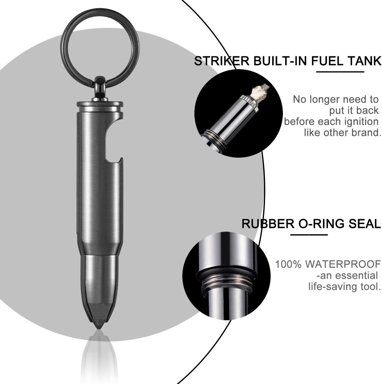 Keychain Multitool (2 pack) – Glass Breaker/Match/Bottle Opener