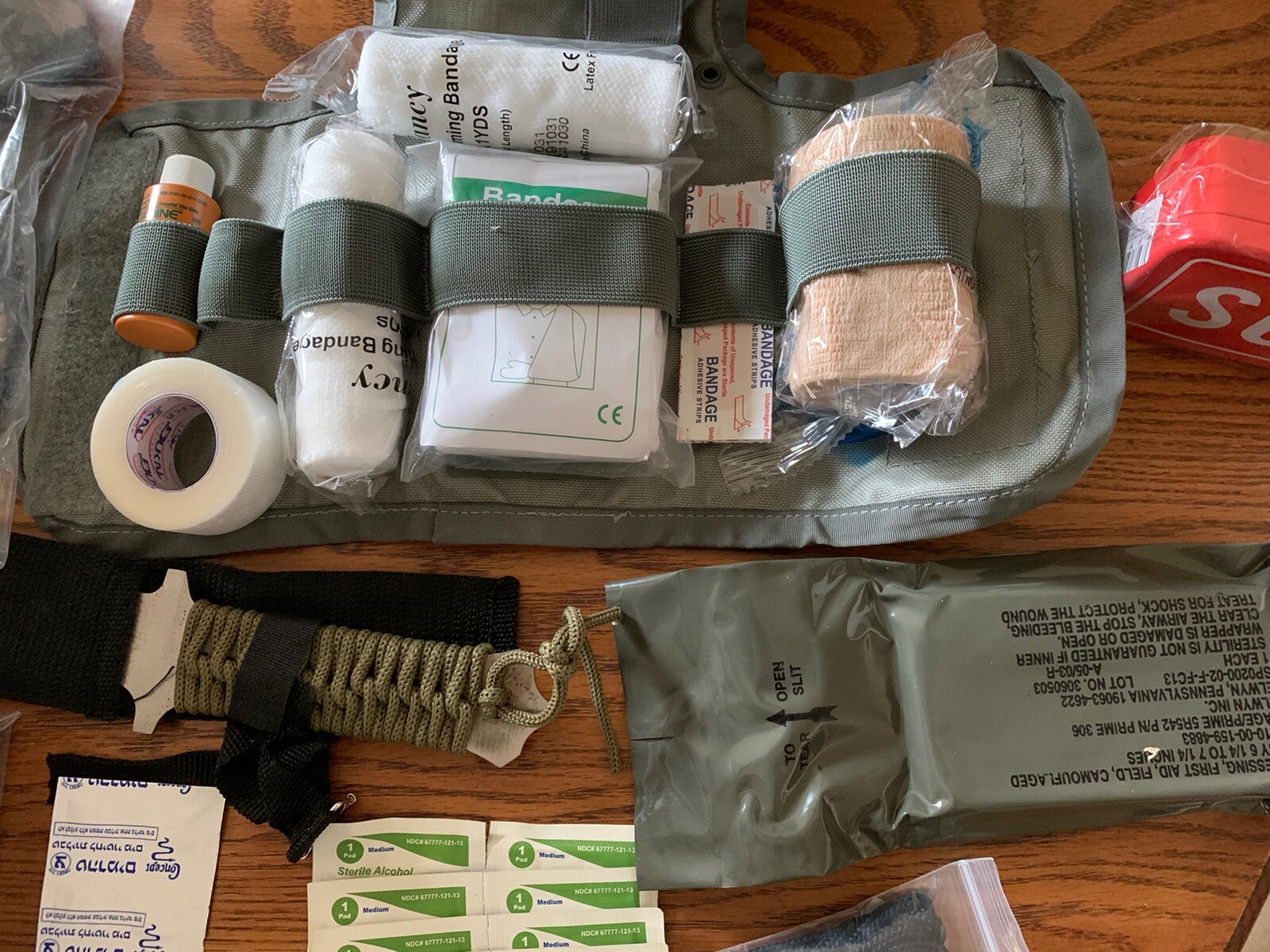Bug Out Bag IFAK w/Insert Survival Kit Medical Bag