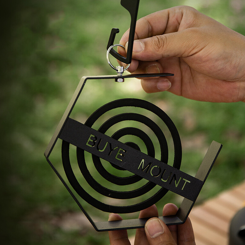 Hanging Mosquito Coil Holder Heat-Resistant Outdoor Camping & Hiking Portable