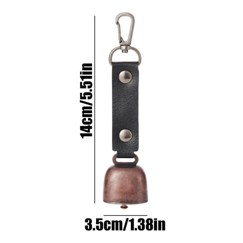 Bear Bell Hiking Adventure Loud Hiking Bell Safety Protection Bell w/ Carabiner