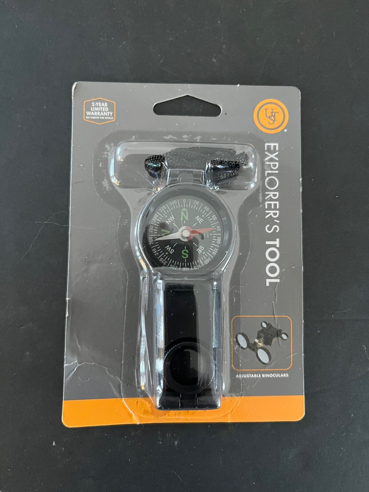 UST Explorer’s Tool Compass, Binoculars & Magnifying Multi-Tool With Lanyard