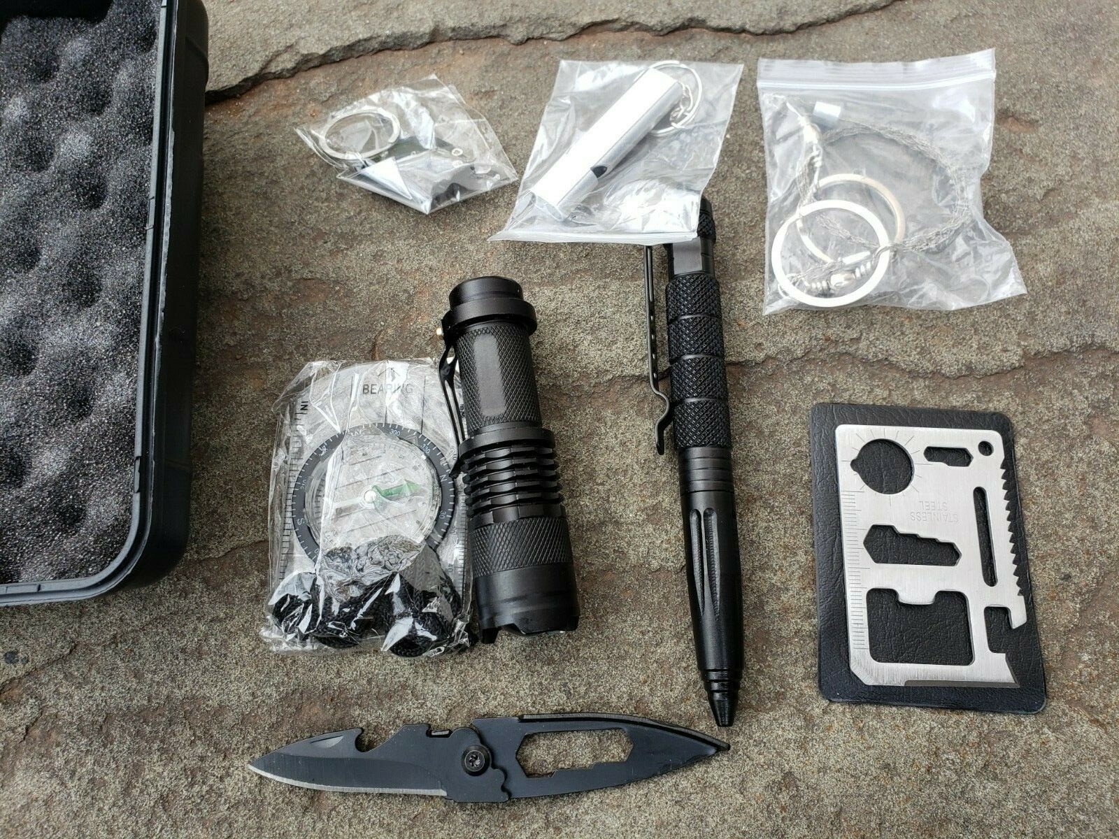 Outdoor Camping Survival Gear Kit SOS Camping Hiking Emergency Free Shipping
