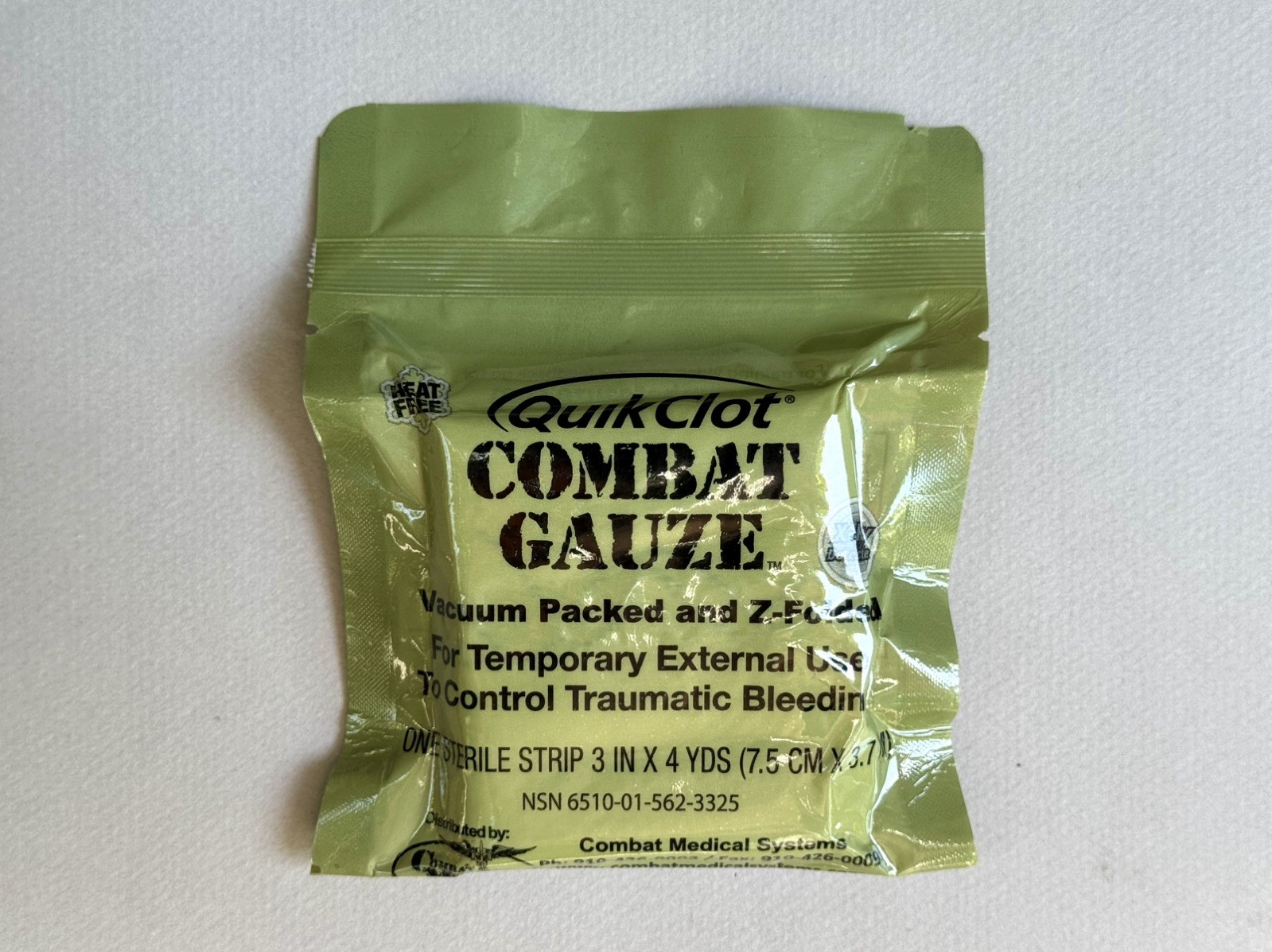 North American Rescue NAR-4 Chest Pouch Kit OD Green + NAR 6.25 Responder Shears