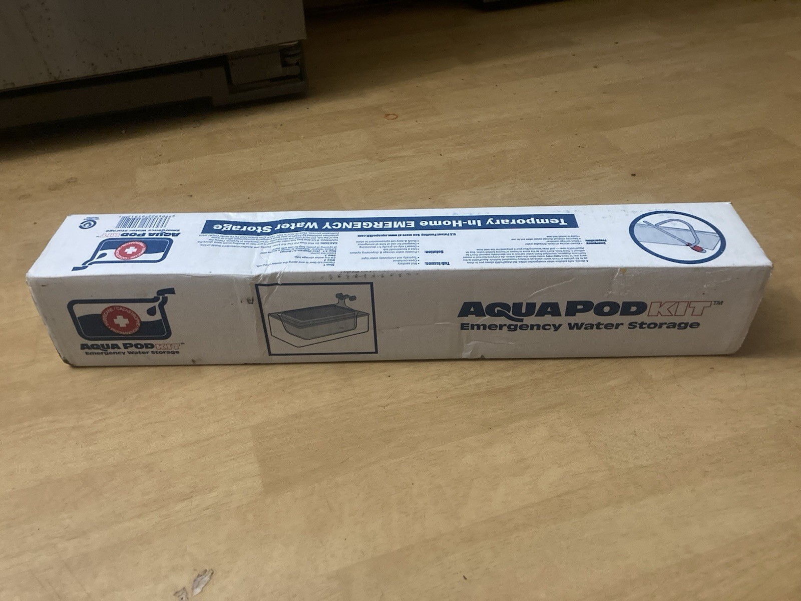 AquaPod Kit 65 gal Emergency Water Storage Drinking Water Container Home Bathtub