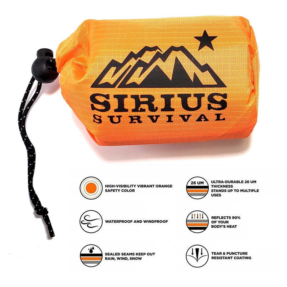 The Sirius 3 Survival Kit & Emergency Prep – Food, Water & Shelter for 72 Hours