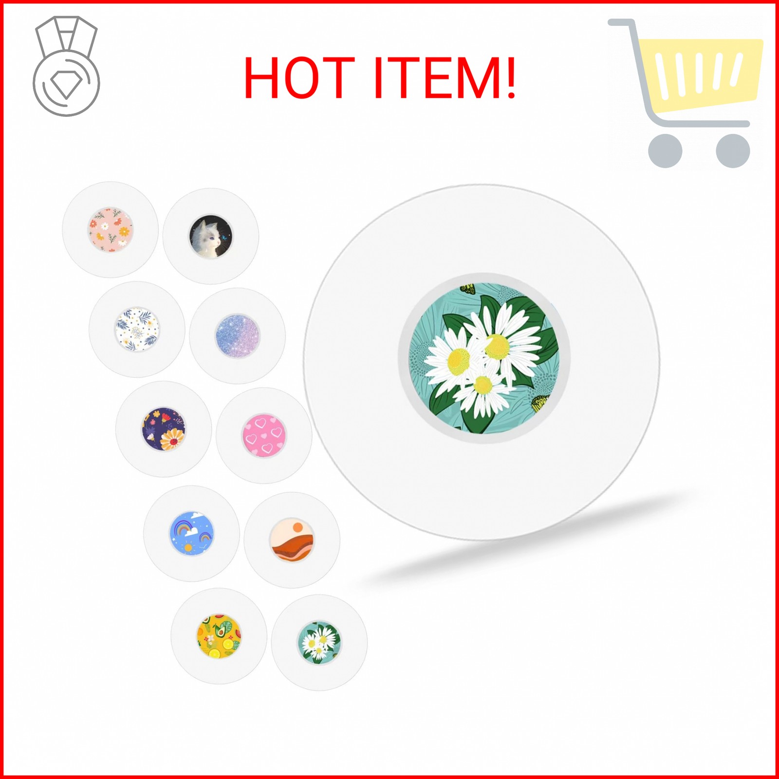 Waterproof Sensor Covers for Libre 3 & Freestyle Sticker Total 40Pack Hypoallerg