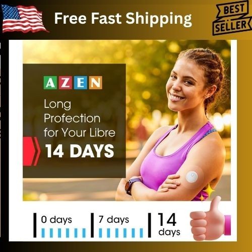 100 Pack Freestyle Sensor Covers for Libre 3 Waterproof Adhesive Patches