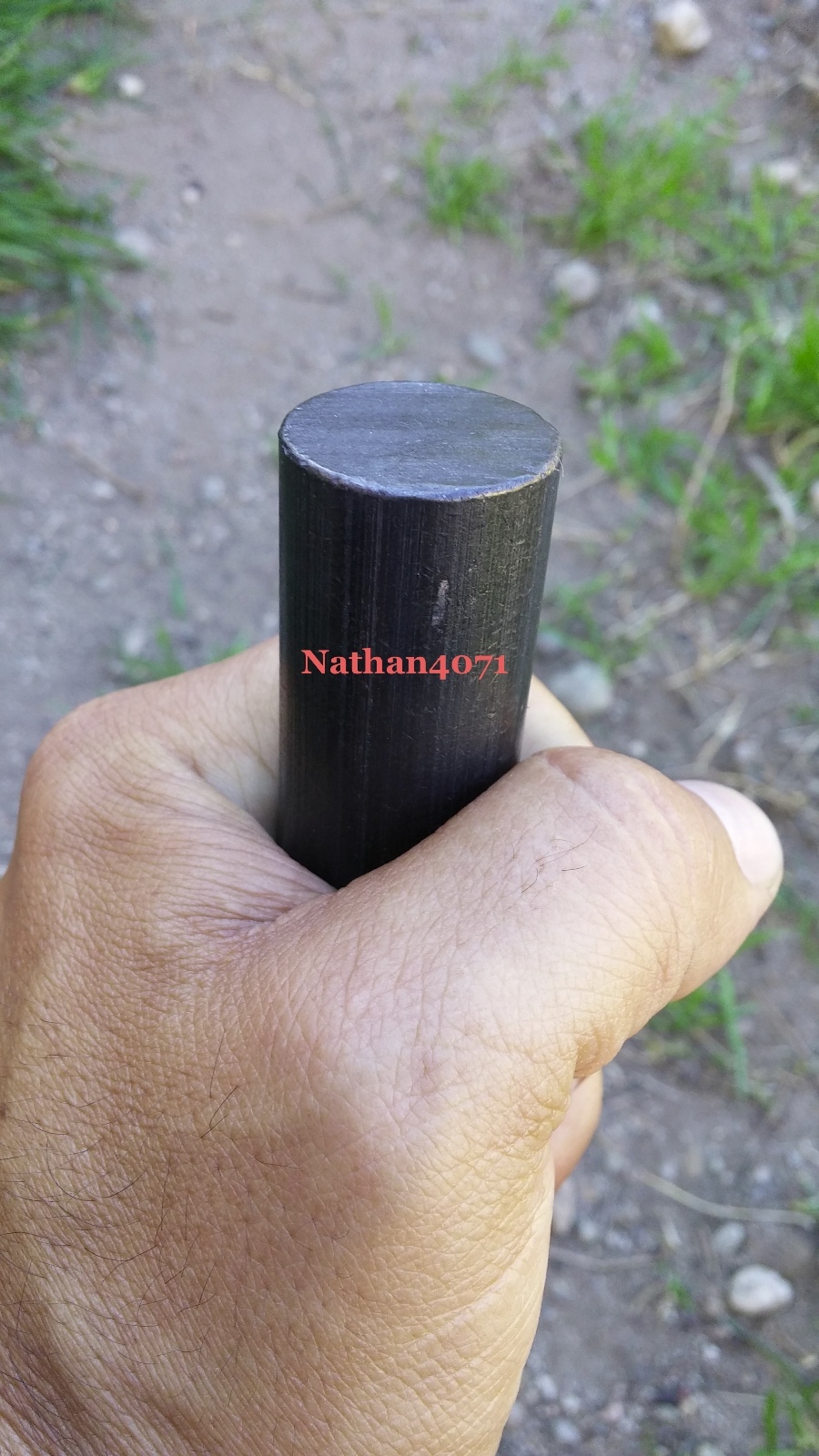 Bushcraft ferrocerium rod “Super Monster” ferro rod firesteel. 1″ dia. 5″ long