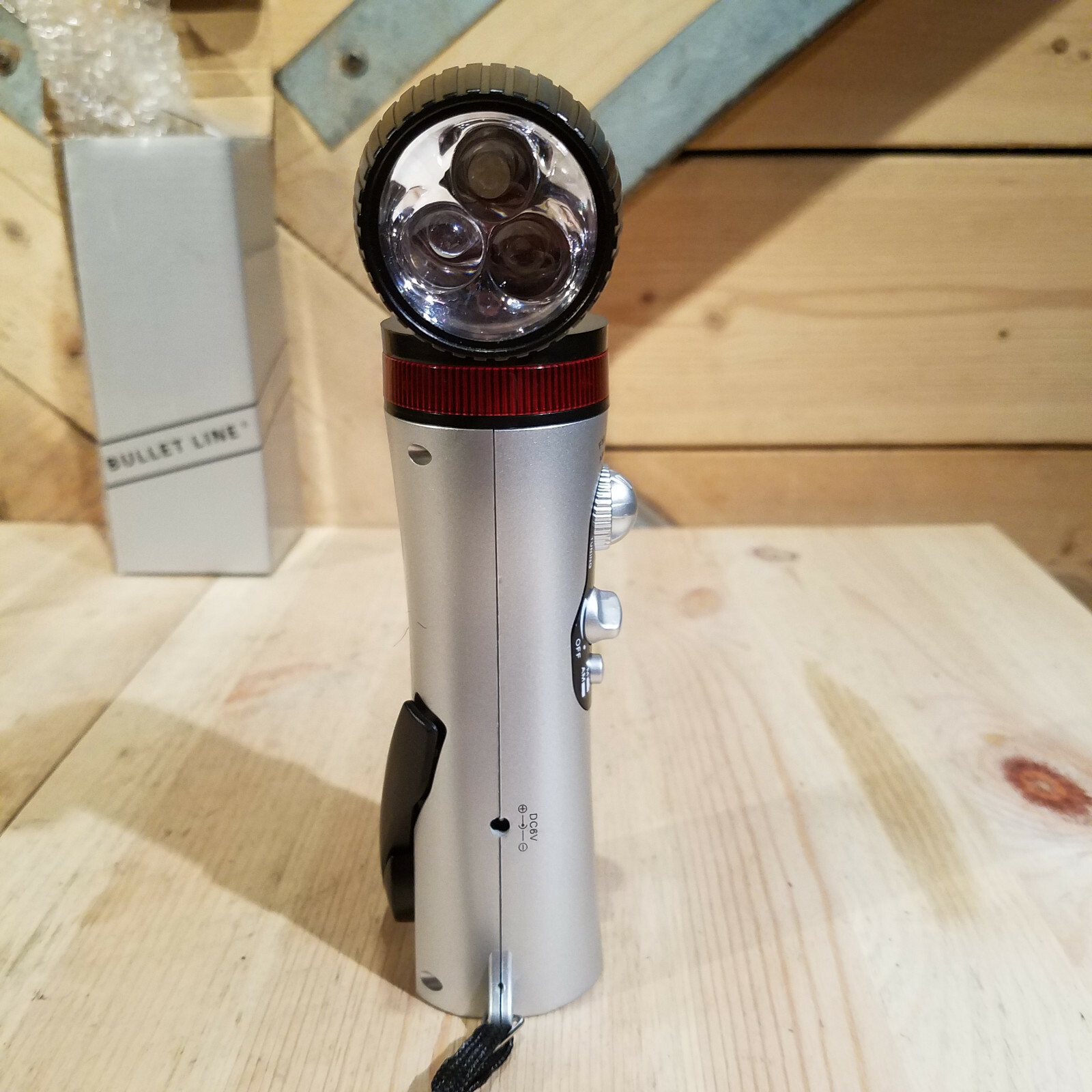 Bullet Line Dynamo Flashlight Radio Siren Emergency NIB – Swanky Barn