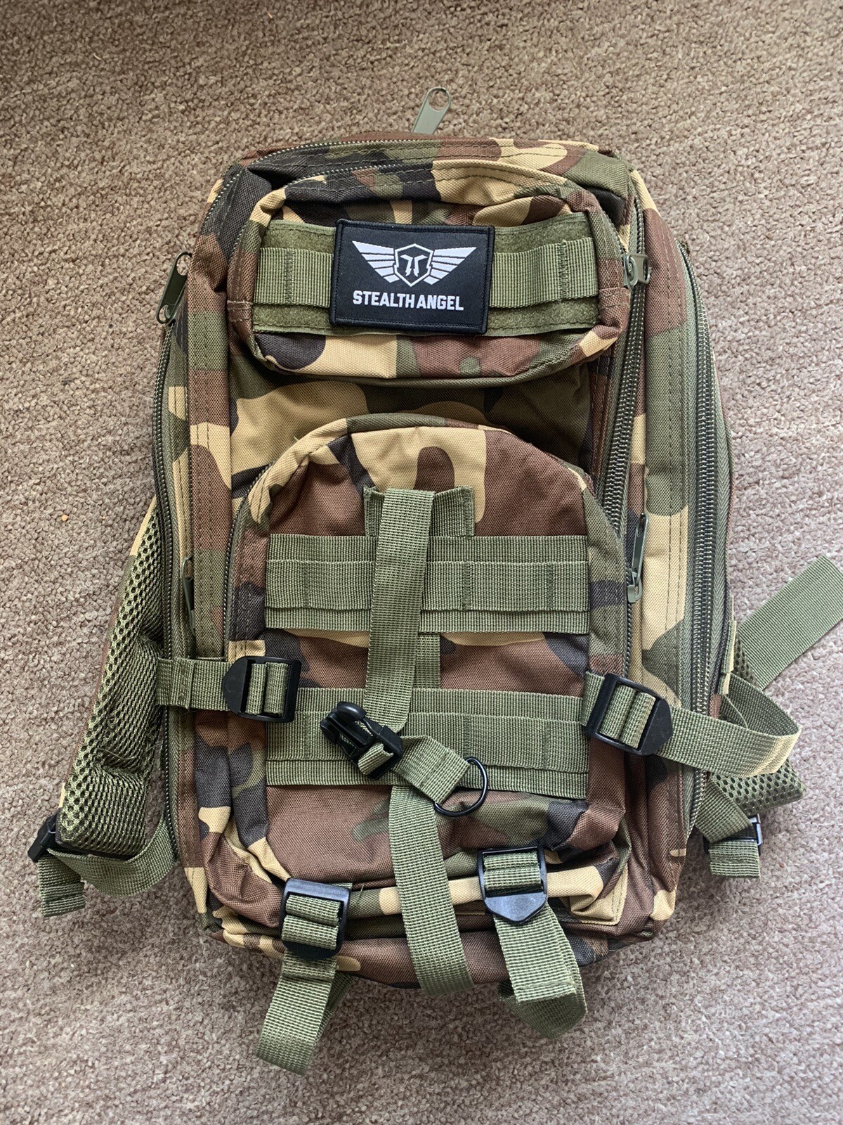 NEW Stealth Angel – Emergency Bag Survival Bag, Camouflage Green