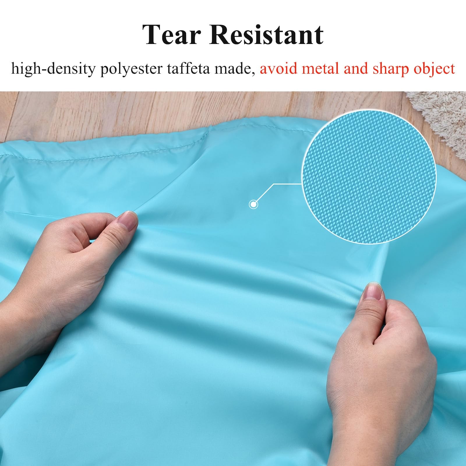 OTraki Extra Large Laundry Bag 2 Pack 28×45 inch, Turquoise Blue