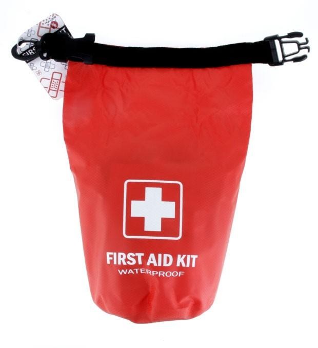 100Pc First Aid Kit Stored in a Waterproof Red Dry Sack