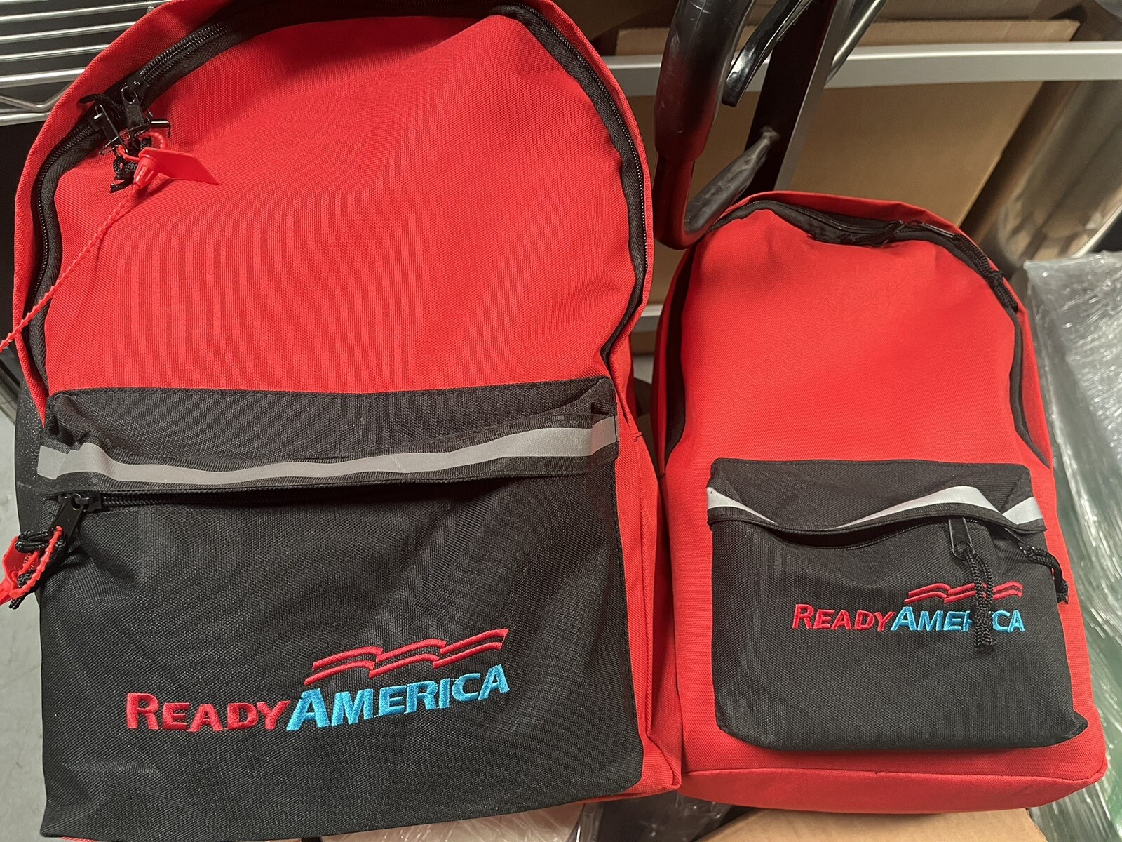 Ready America Emergency Kits QTY:2 (1 big and 1 small)