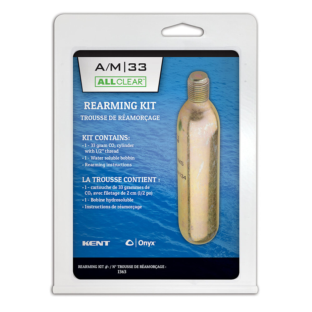 Onyx Rearming Kit f/33 Gram A/M All Clear Vests 136300-701-999-19 UPC 0433119…