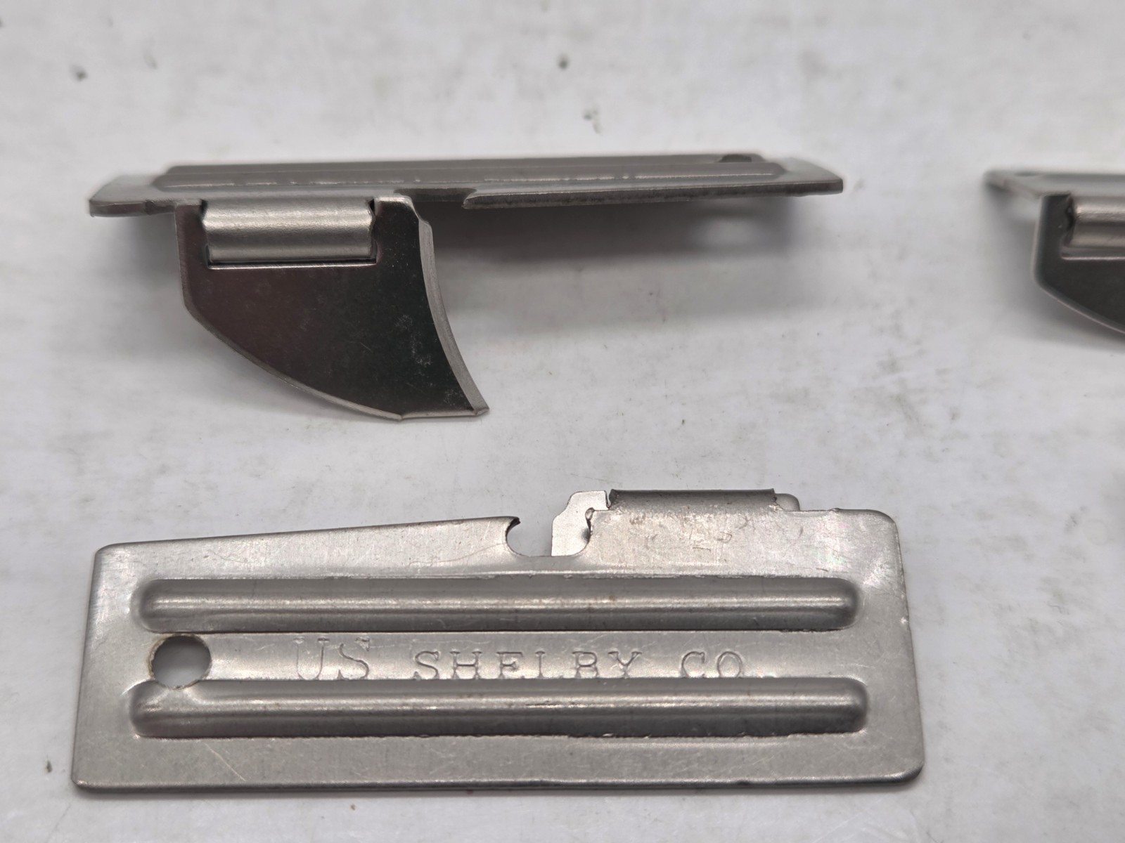 Original Military Issue P38 & P51 Can Openers US Shelby Co. Made In The USA 4 PC