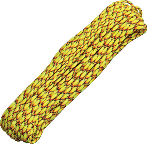 Parachute Cord Explode RG007H (yellow, gold, red, brown). 100 ft.
