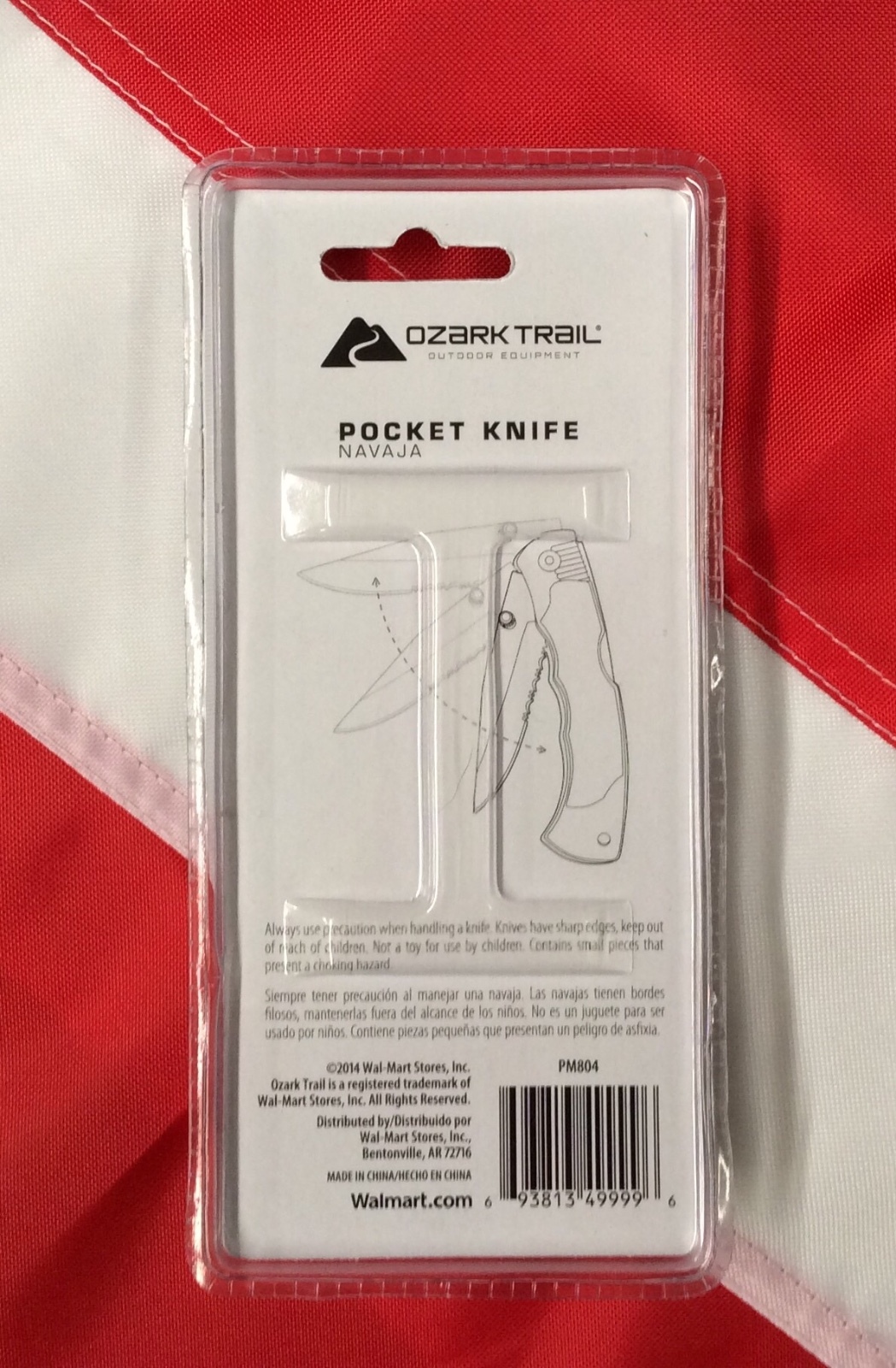 Pocket Knife survival tool emergency tactical gear GIFT backpack Ozark Trail