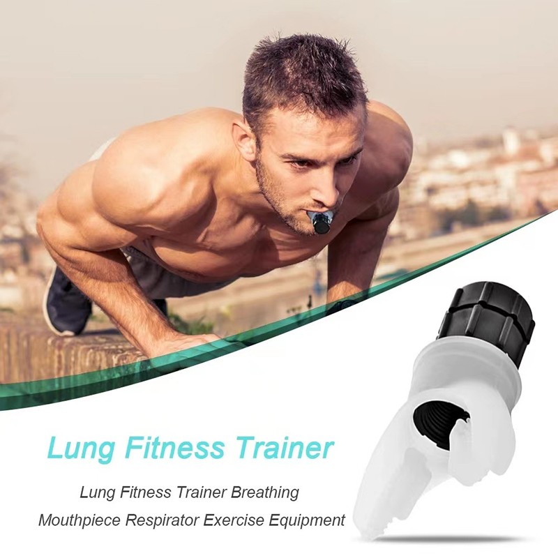 Trainer Durable Fitness Increases Capacity Breath Adjustable Respiratory Deep