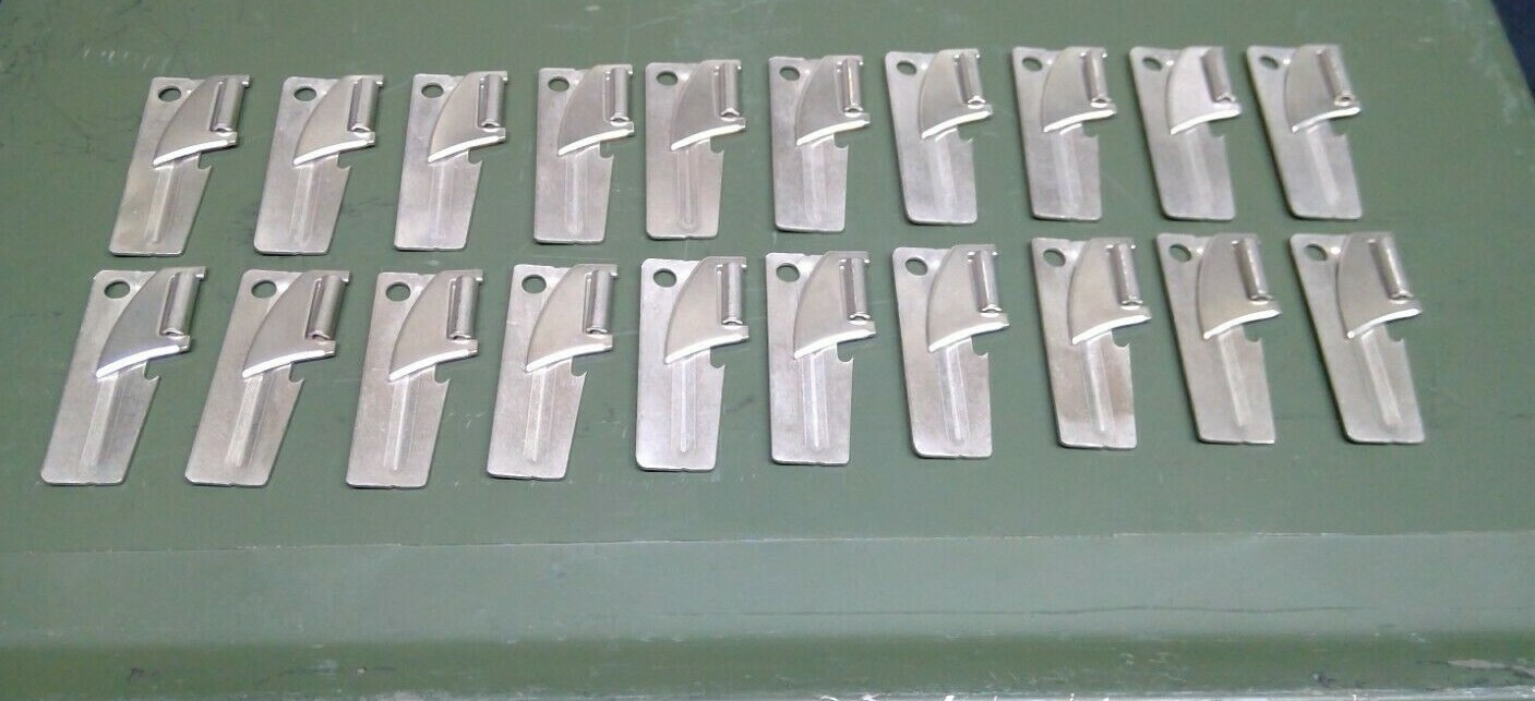 Set of 20 Can Opener P-38 USGI Military Issue Shelby Co John Wayne Bug Out Kit