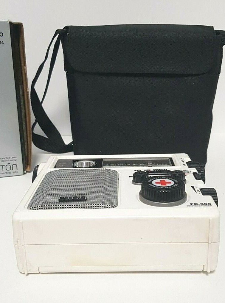 ETON FR-300 Emergency Am/fm Radio – Crank Power American Red Cross