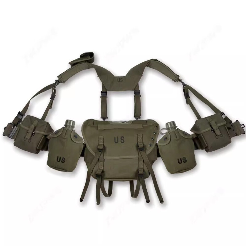 American Equipment Combination M1956 M1961 M16A1 First Aid Kit Kettle Tactical