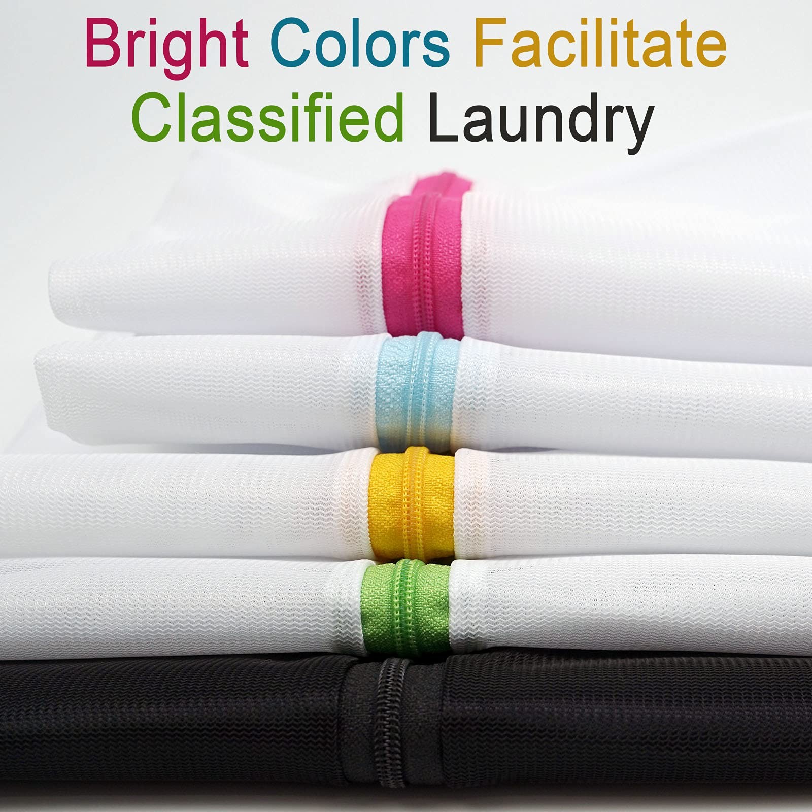 Casaphoria Bra Laundry Bags for Extra Large, green、yellow、red、blue and black