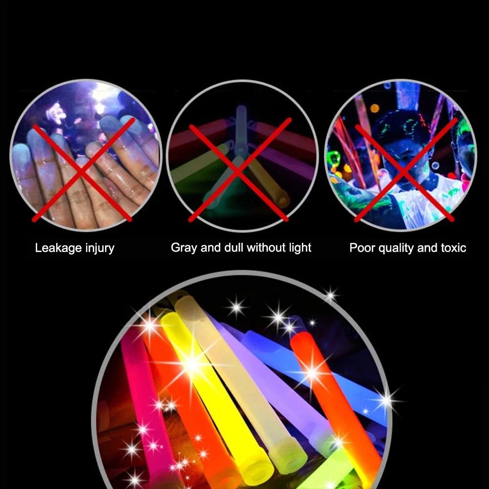 5 10pcs Survival Kit Military Glow Light Stick SOS Gear Outdoor Camping
