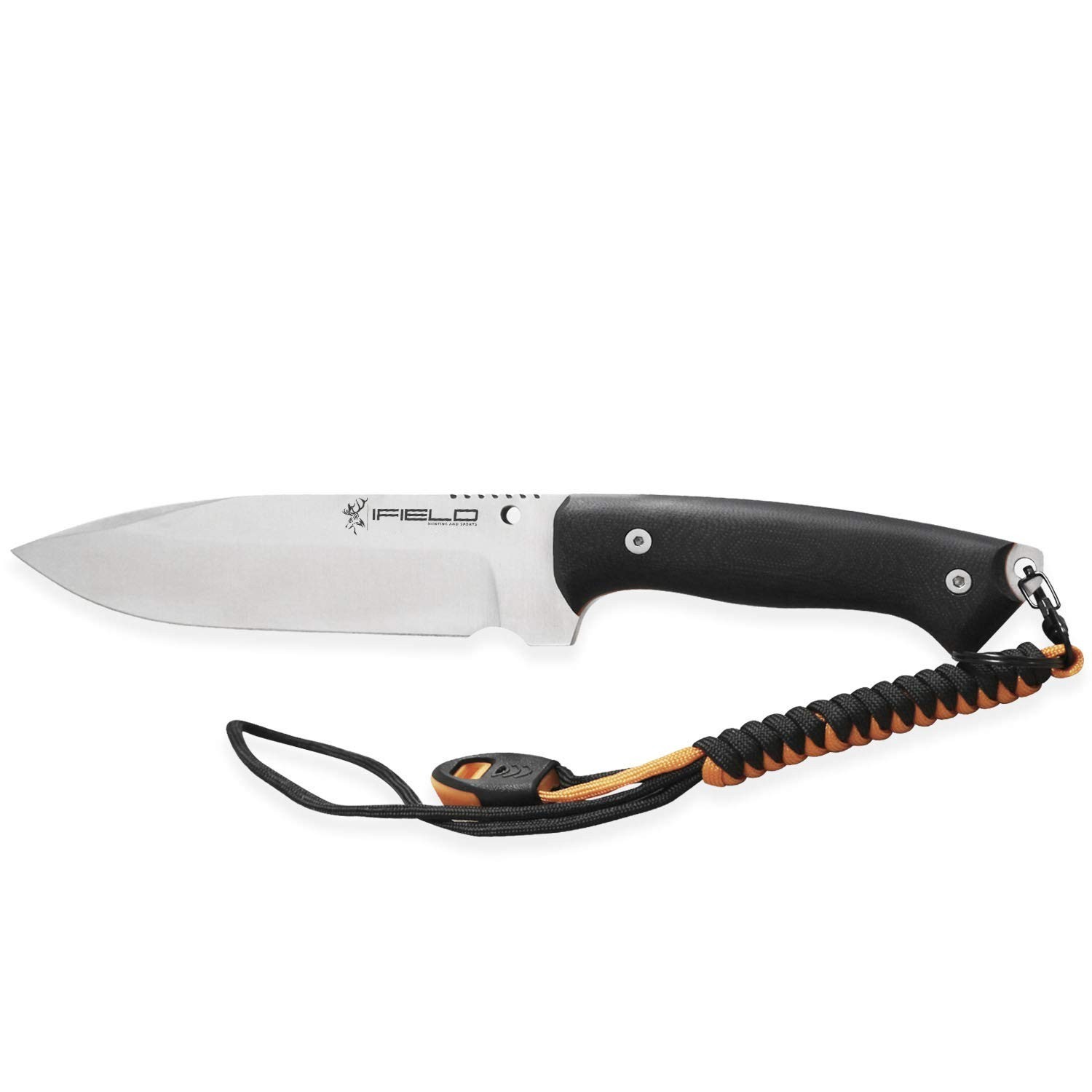 iFIELD Survival Knife Workout MOVA Satin Blade, Includes Sheath, Survival Kni…