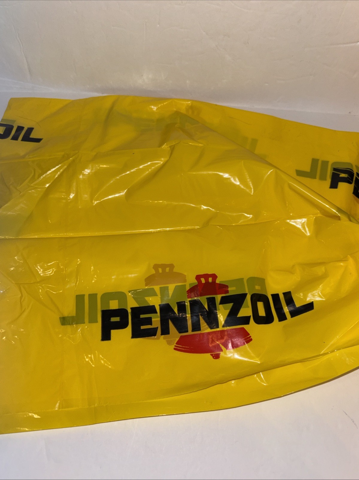 Lot Of 2 Pennzoil Yellow Mad Dasher Adult Size Hooded Plastic Rain Poncho Sealed