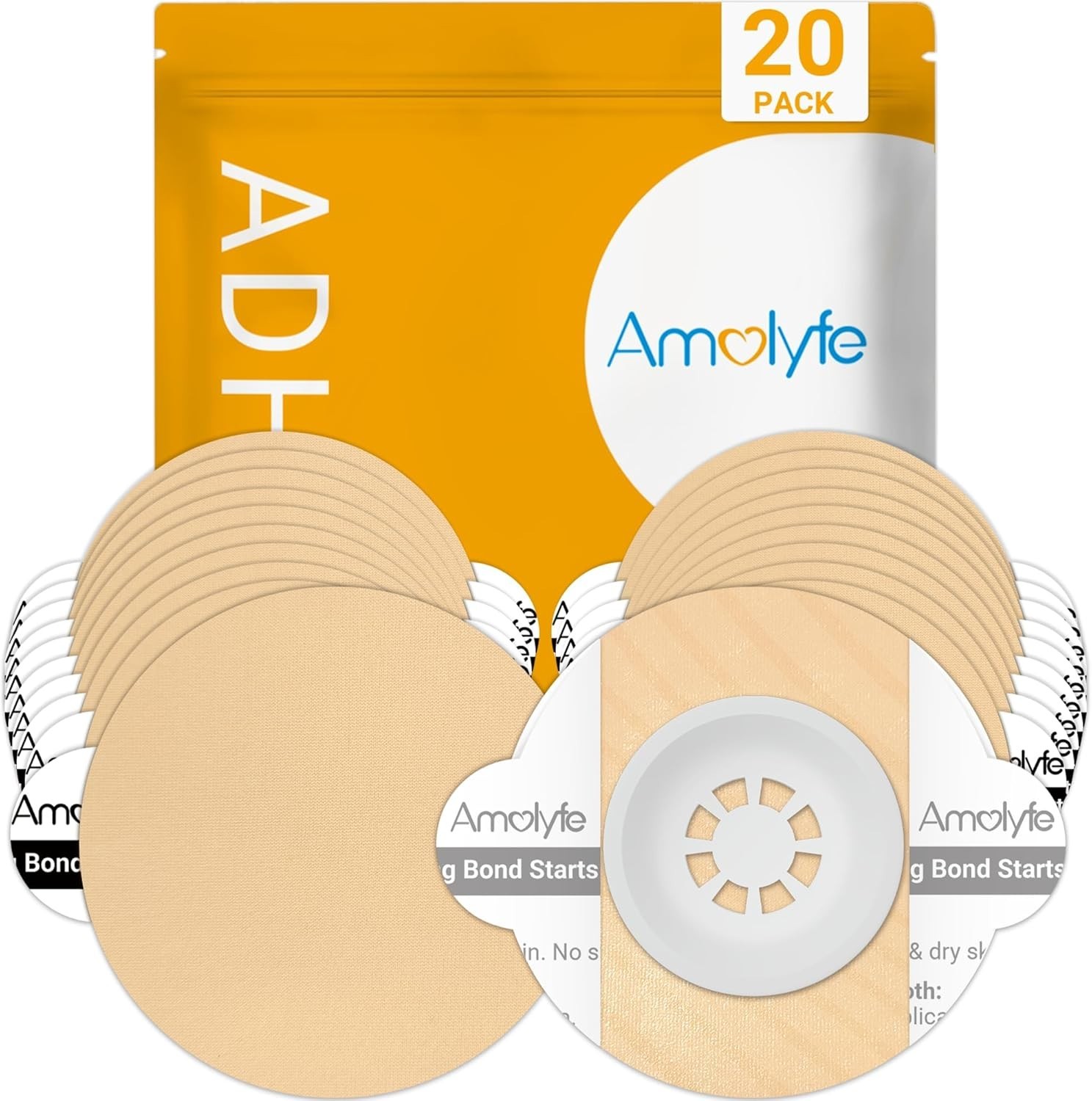 Hypoallergenic 20 Count Libre 3 Sensor Covers – Ultimate Comfort & Protection