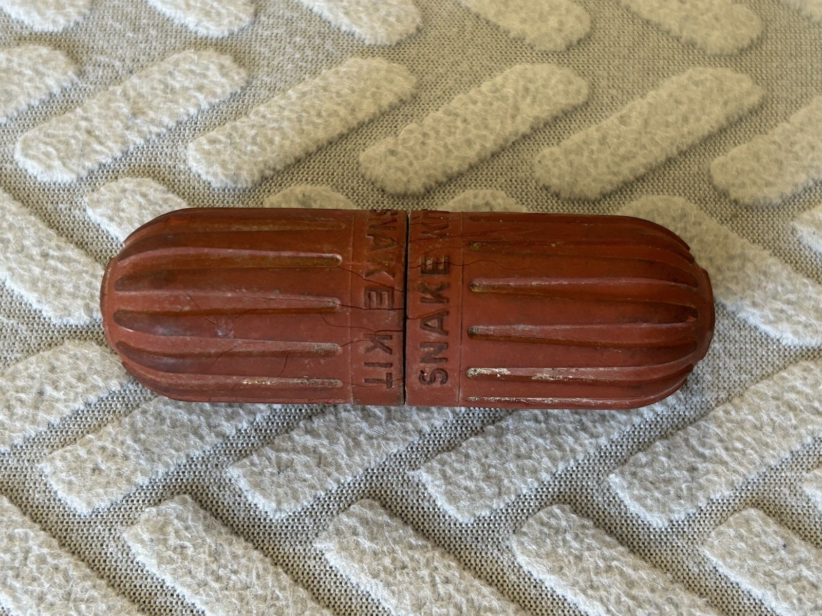 Vtg CUTTER Snake Bite Kit Double Rubber Capsule – Obsolete Collectible – 1965