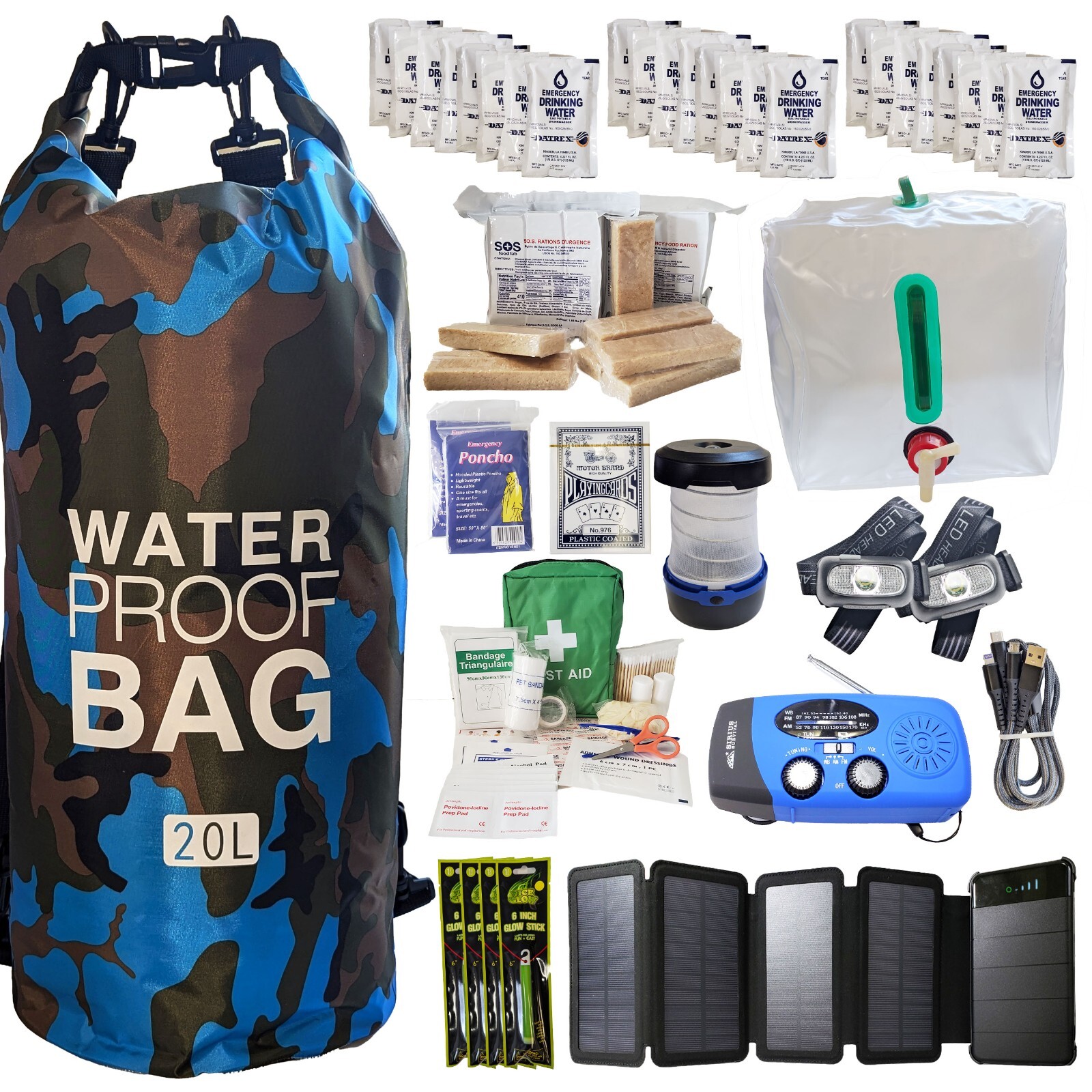 Sirius Survival Pre-Packed Hurricane Kit – Comprehensive Hurricane Preparedness