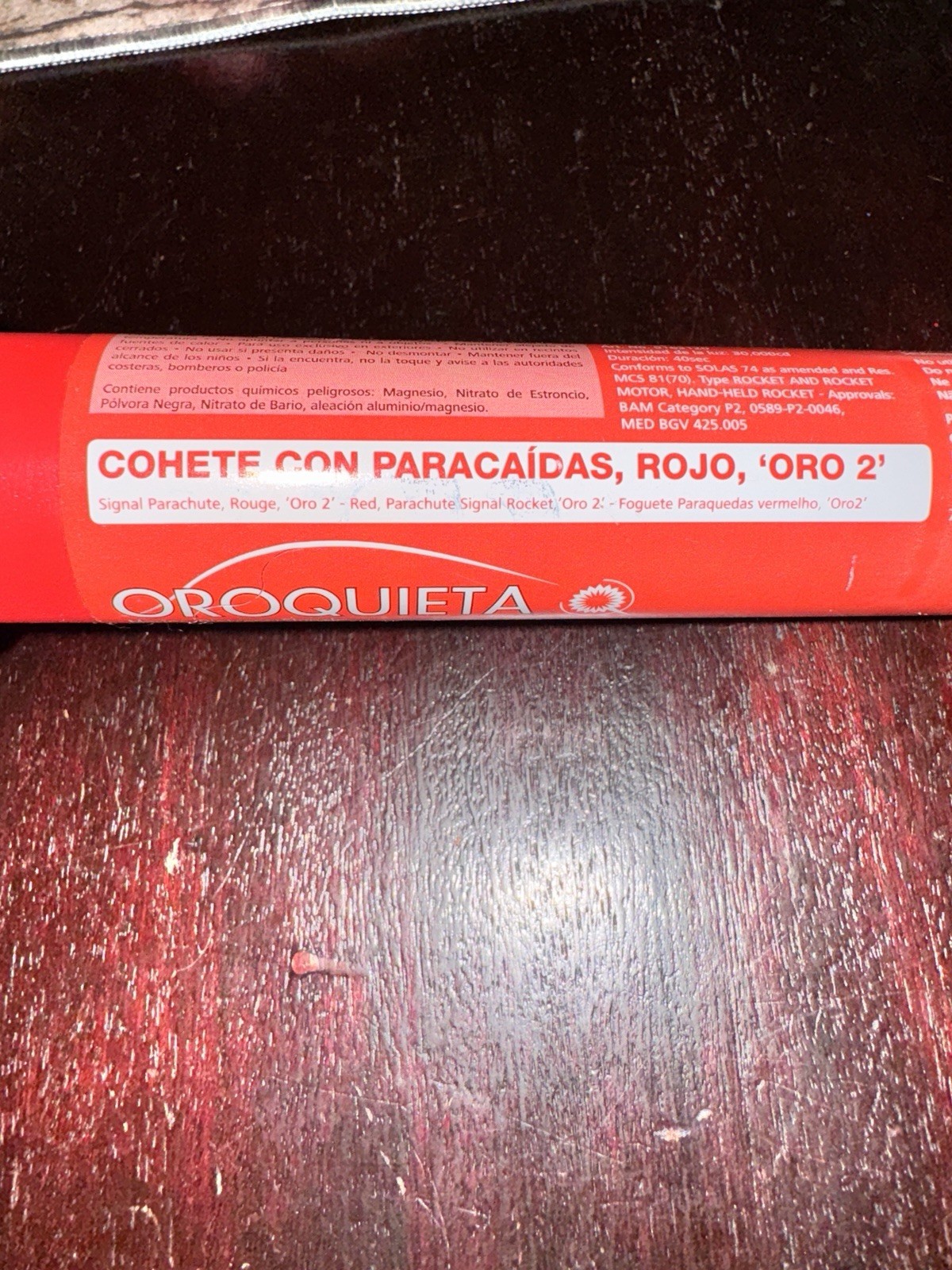 10pc RED PARACHUTE SIGNAL Flares ultra bright Pyro Mg based USCG CERT SOLAS