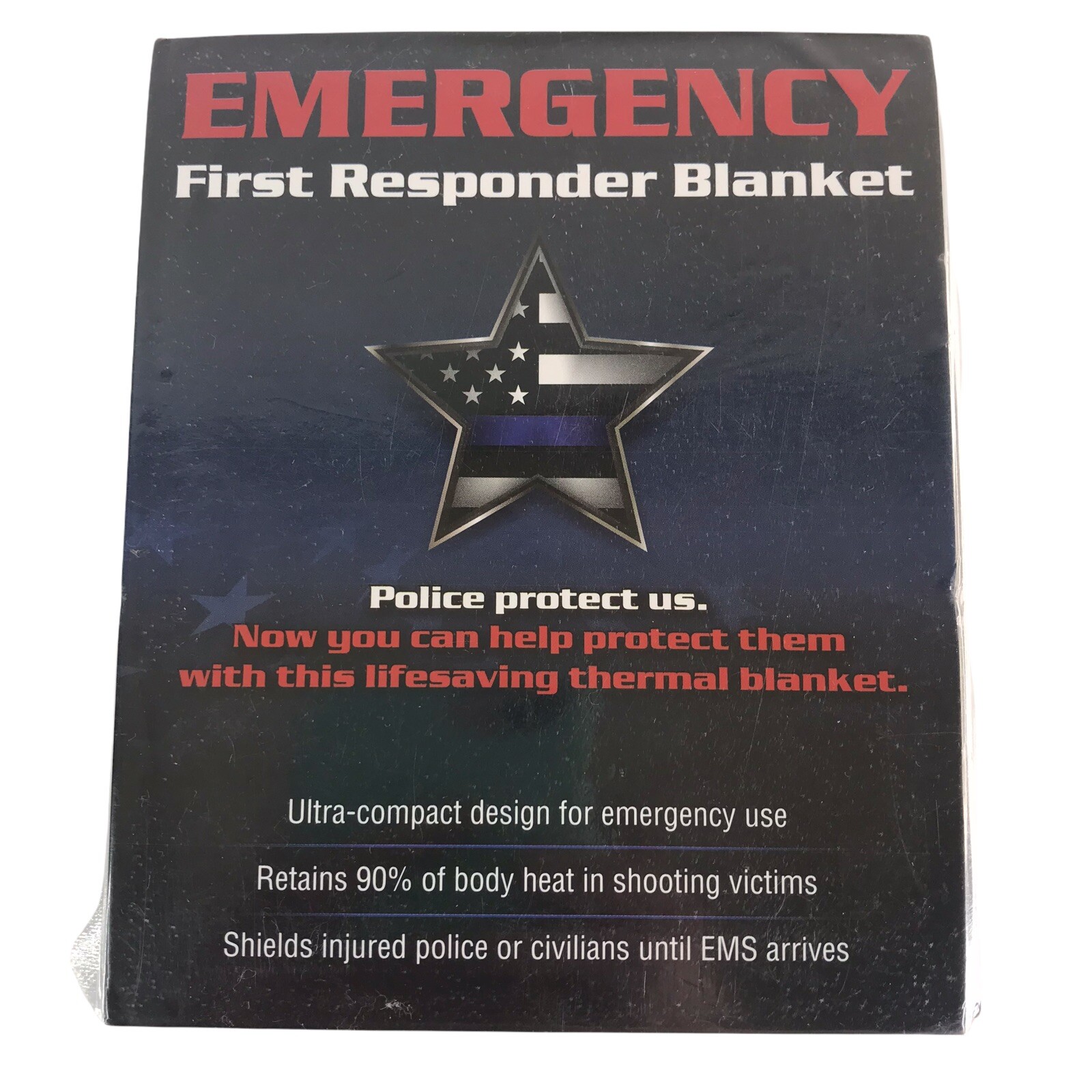 Emergency First Responder Survival Blanket Camping Hiking Foil Thermal NEW SEAL