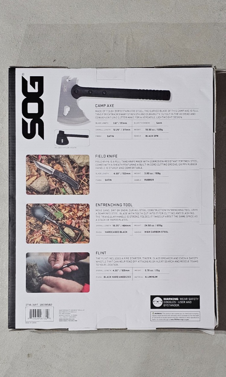 SOG Ultimate Camping Kit