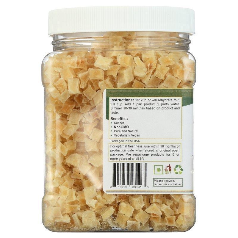 Dehydrated Potato Dices Quart Jar Pantry Storage Kosher Flavorful Nutritious New