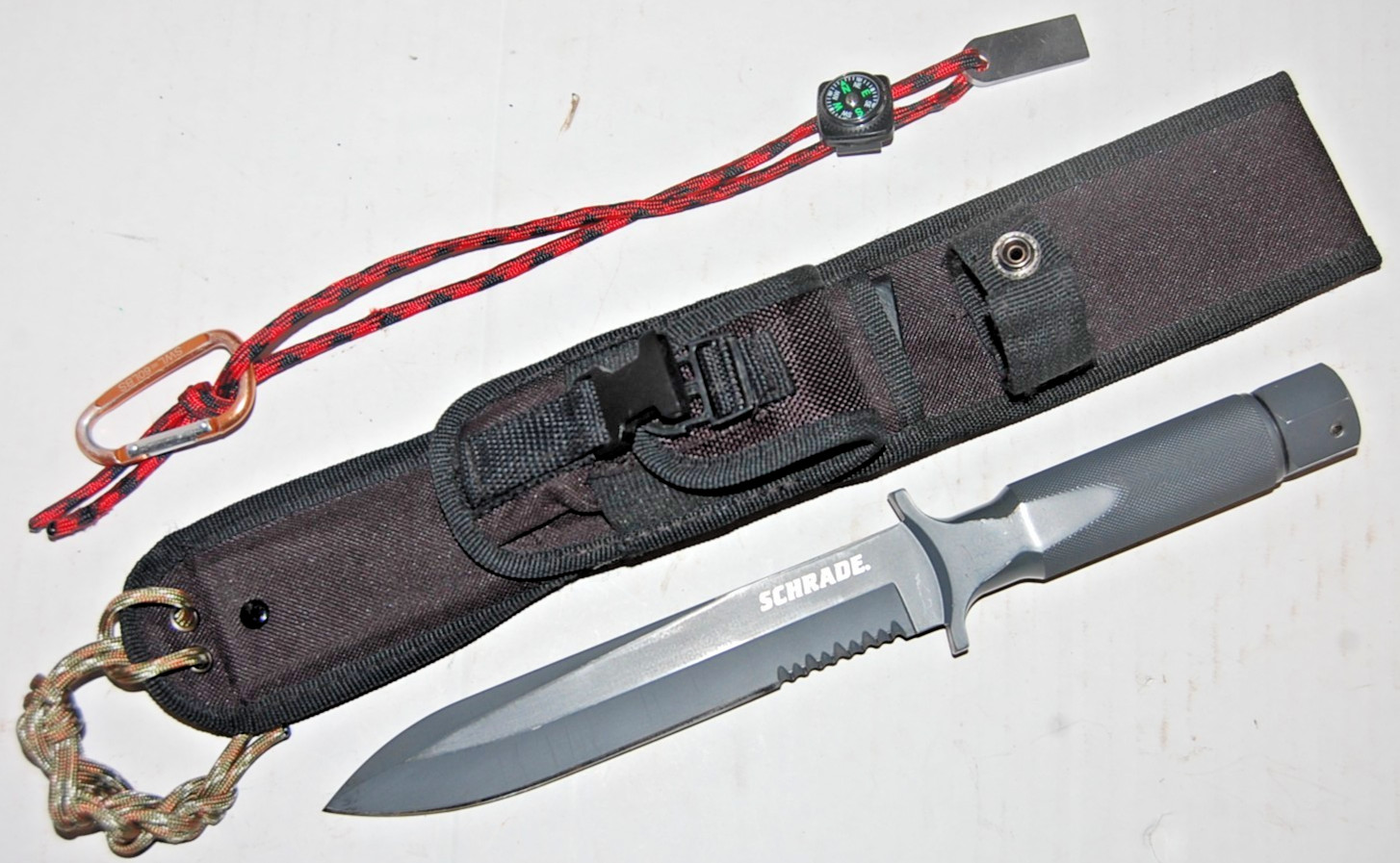 Rare Schrade SCHF1 Large Extreme Survival Knife – One-Piece Drop Forged
