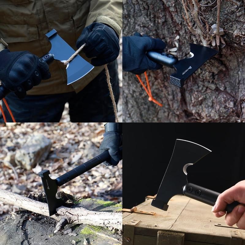 30-in-1 Survival Kit Portable Folding Shovel Multifunctional Camping Tool w/Case