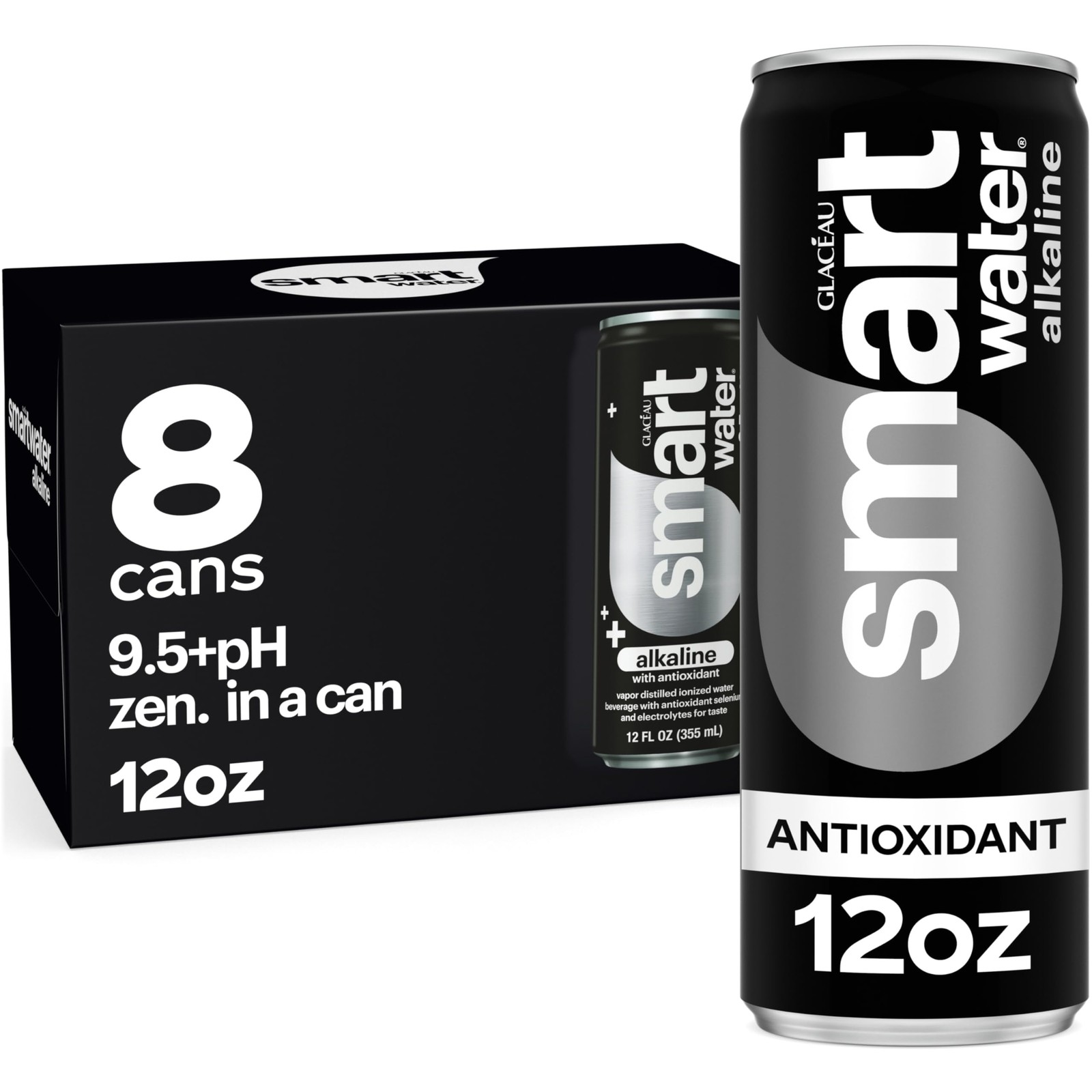 Alkaline + Antioxidant Aluminum Can 12oz 8pk