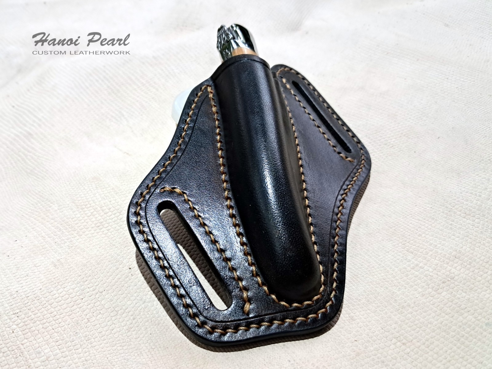 Custom Leather Sheath for Forge De Laguiole 12cm Folder [Sheath Only]