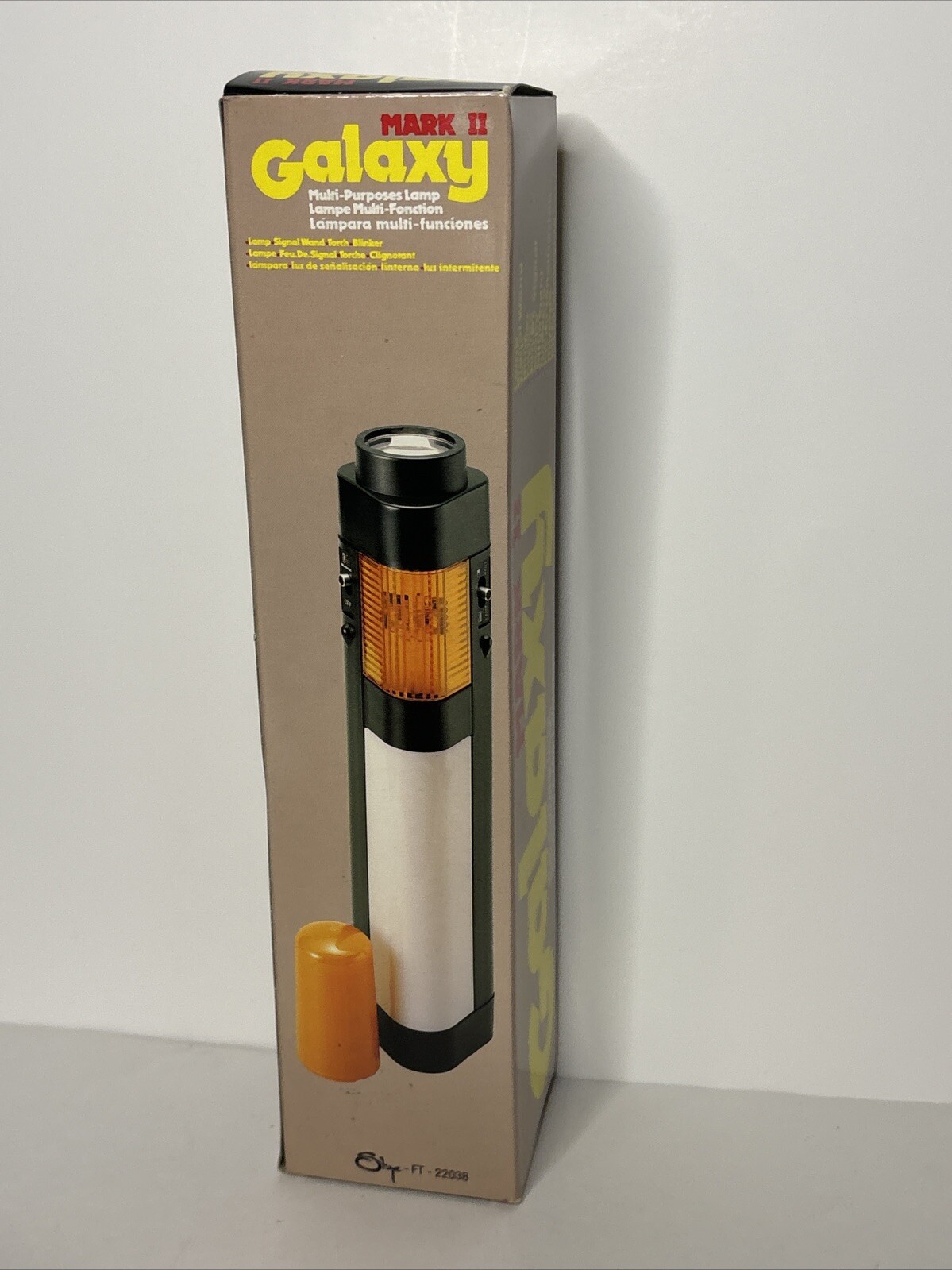 Galaxy Mark II Multi-Purposes Lamp Model # – 2203B – NEW IN BOX 10″ Vintage