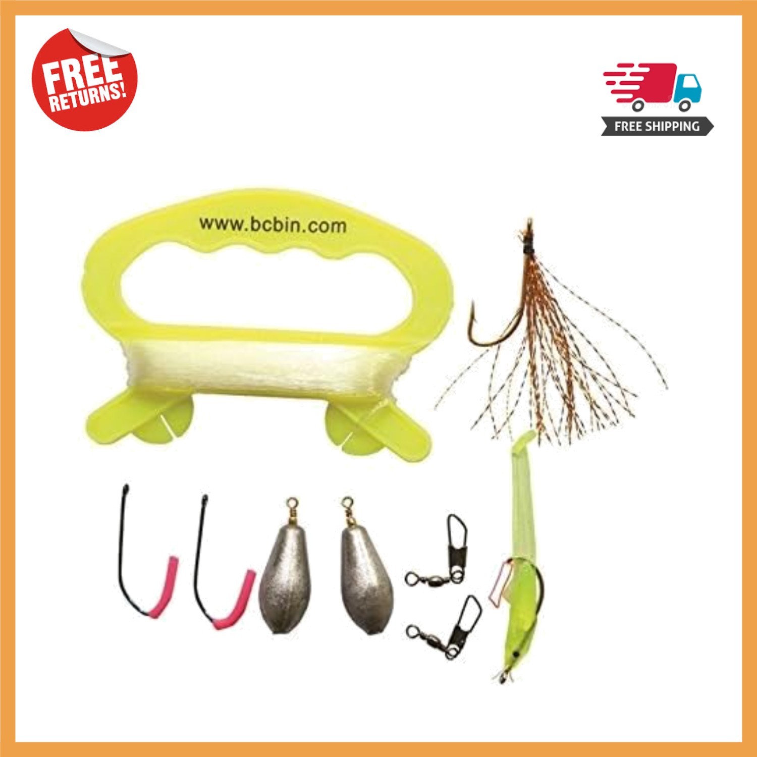 Compact Survival Fishing Kit – Lightweight 10-Piece Set for Outdoor Adventures