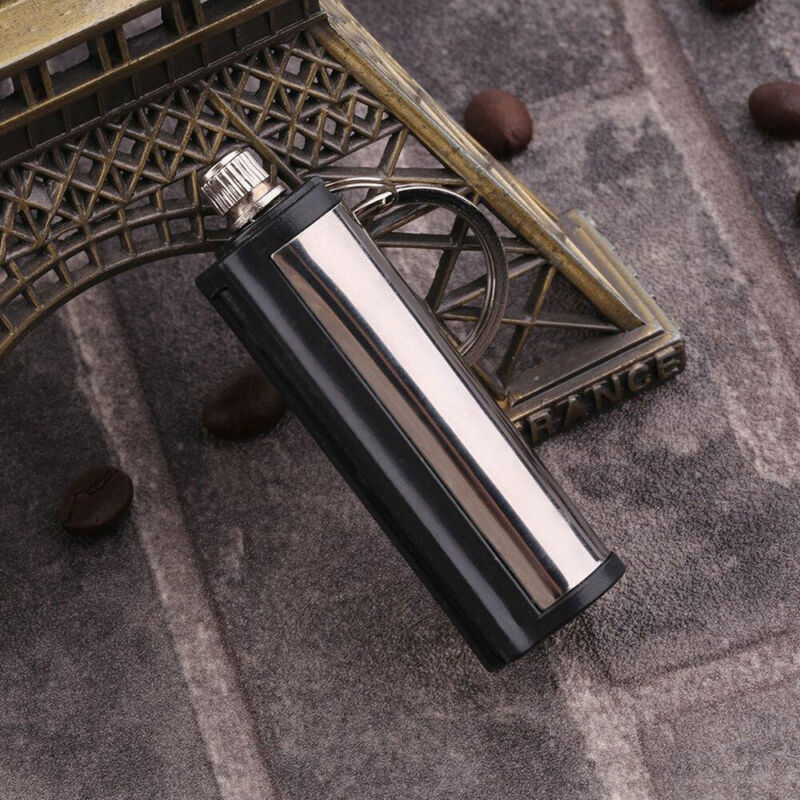 2PCS Permanent Match Keychain Emergency Lighter Waterproof Flint Fire Survival